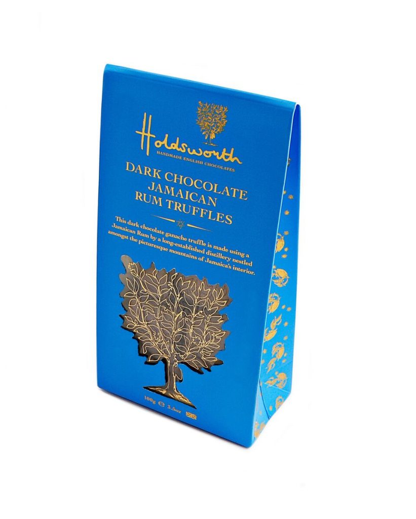 Holdsworth Dark chocolate Jamaican Rum truffles Clarges Trading