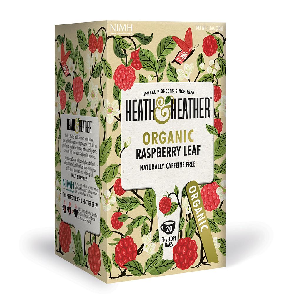 H&H Organic Raspberry Leaf 20 Tea Bags Clarges Trading
