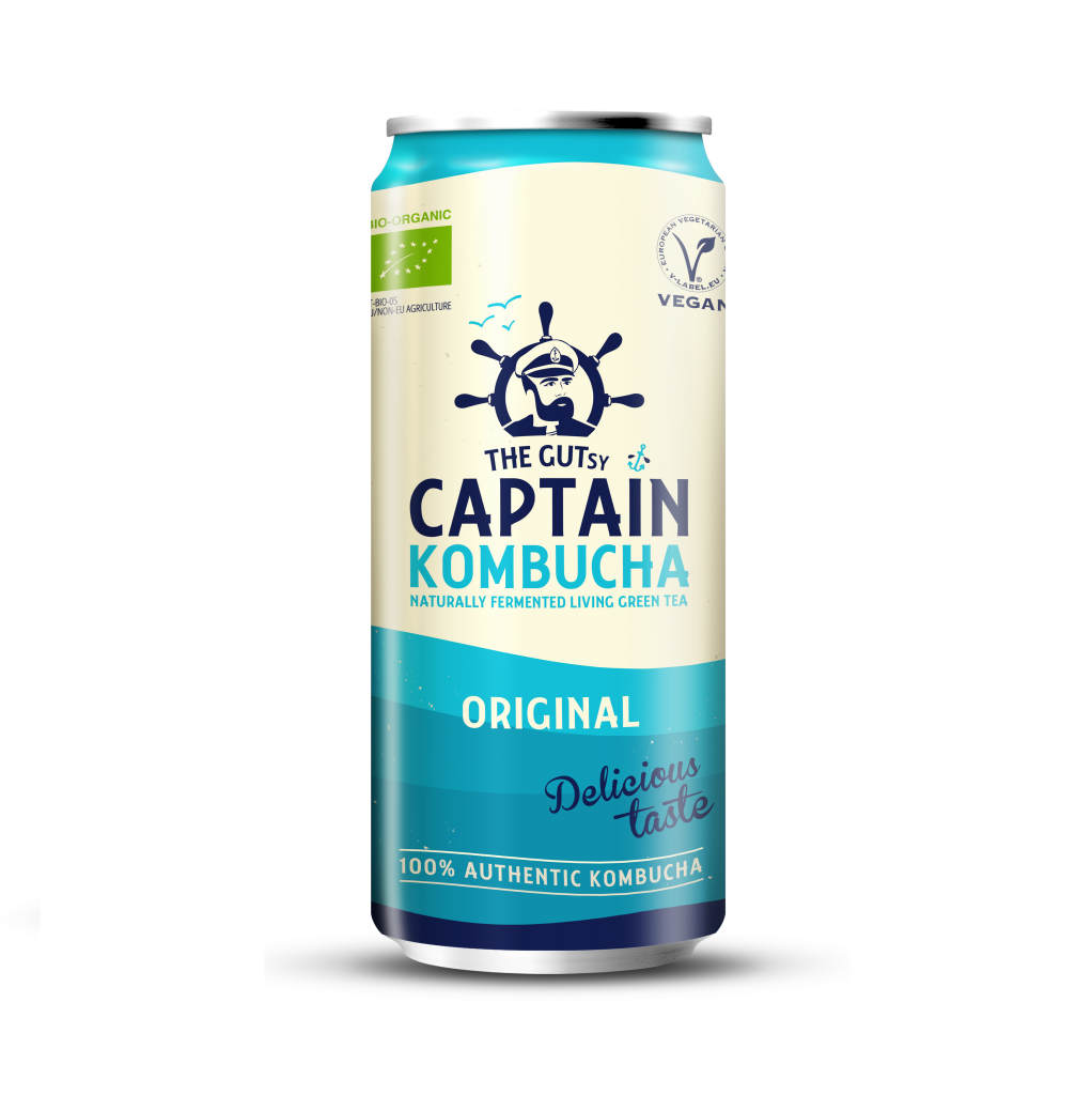 Captain Kombucha Original 250ml can Clarges Trading